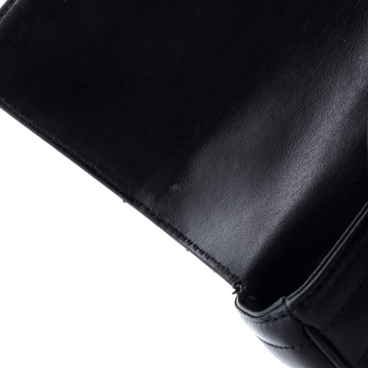 Prada Chain Flap Shoulder Bag Diagramme Quilted Leather Large