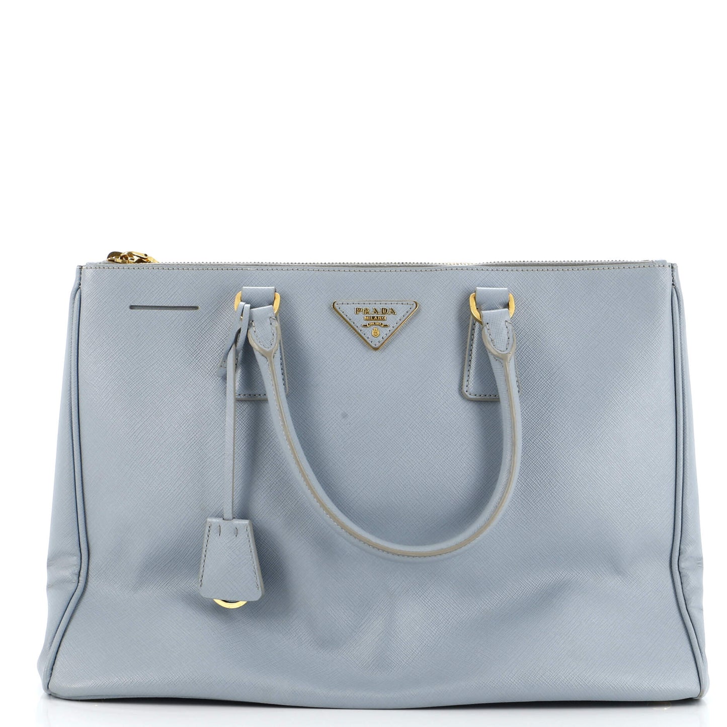 Prada Double Zip Lux Tote Saffiano Leather Large