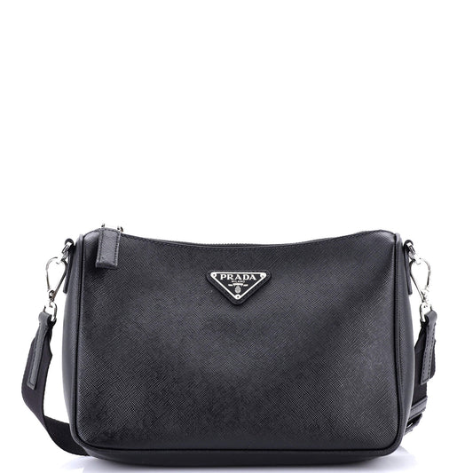 Prada Re-Edition Zip Messenger Bag Saffiano Leather Small