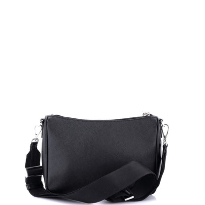 Prada Re-Edition Zip Messenger Bag Saffiano Leather Small