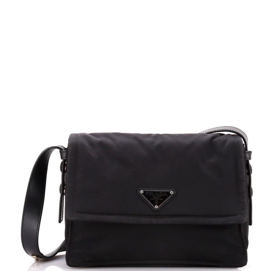 Prada Padded Flap Shoulder Bag Re-Nylon Small