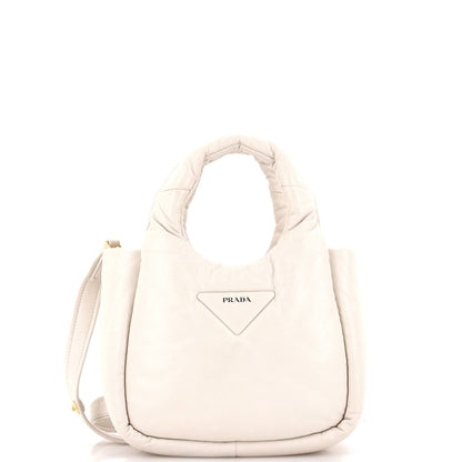 Prada Padded Soft Tote Leather Mini