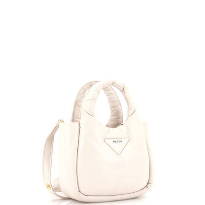 Prada Padded Soft Tote Leather Mini