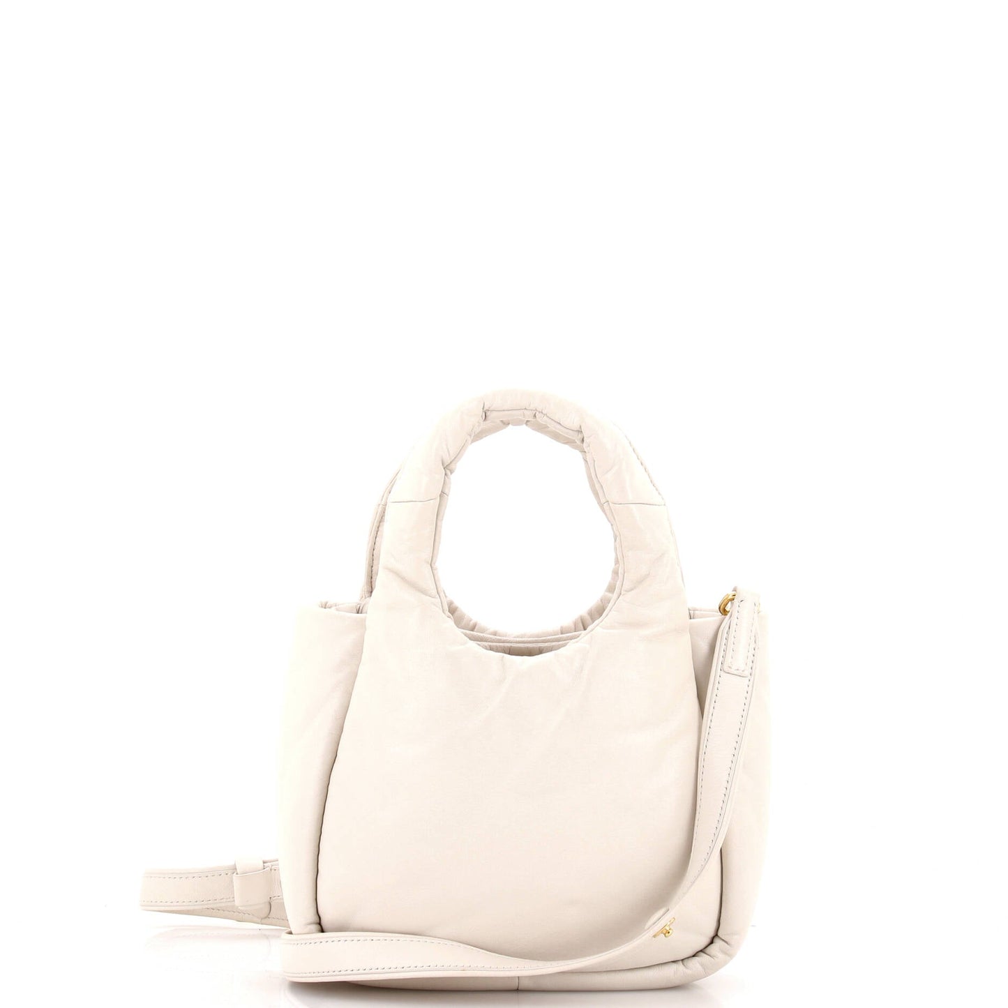 Prada Padded Soft Tote Leather Mini