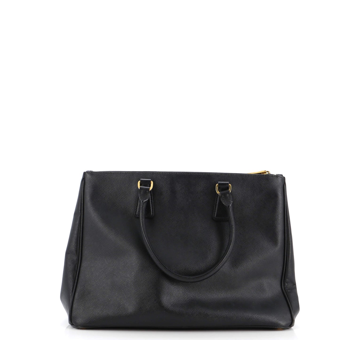 Prada Double Zip Lux Tote Saffiano Leather Medium