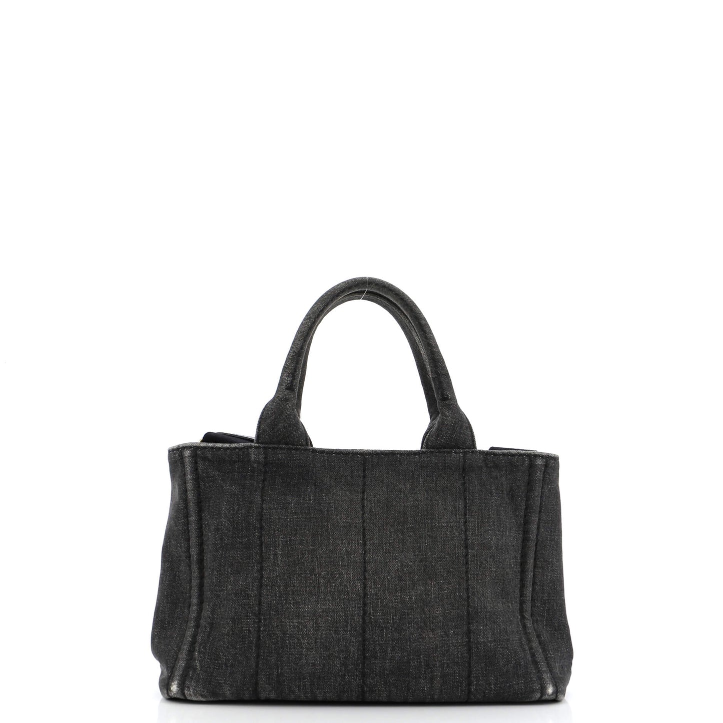 Prada Canapa Convertible Tote Denim Mini