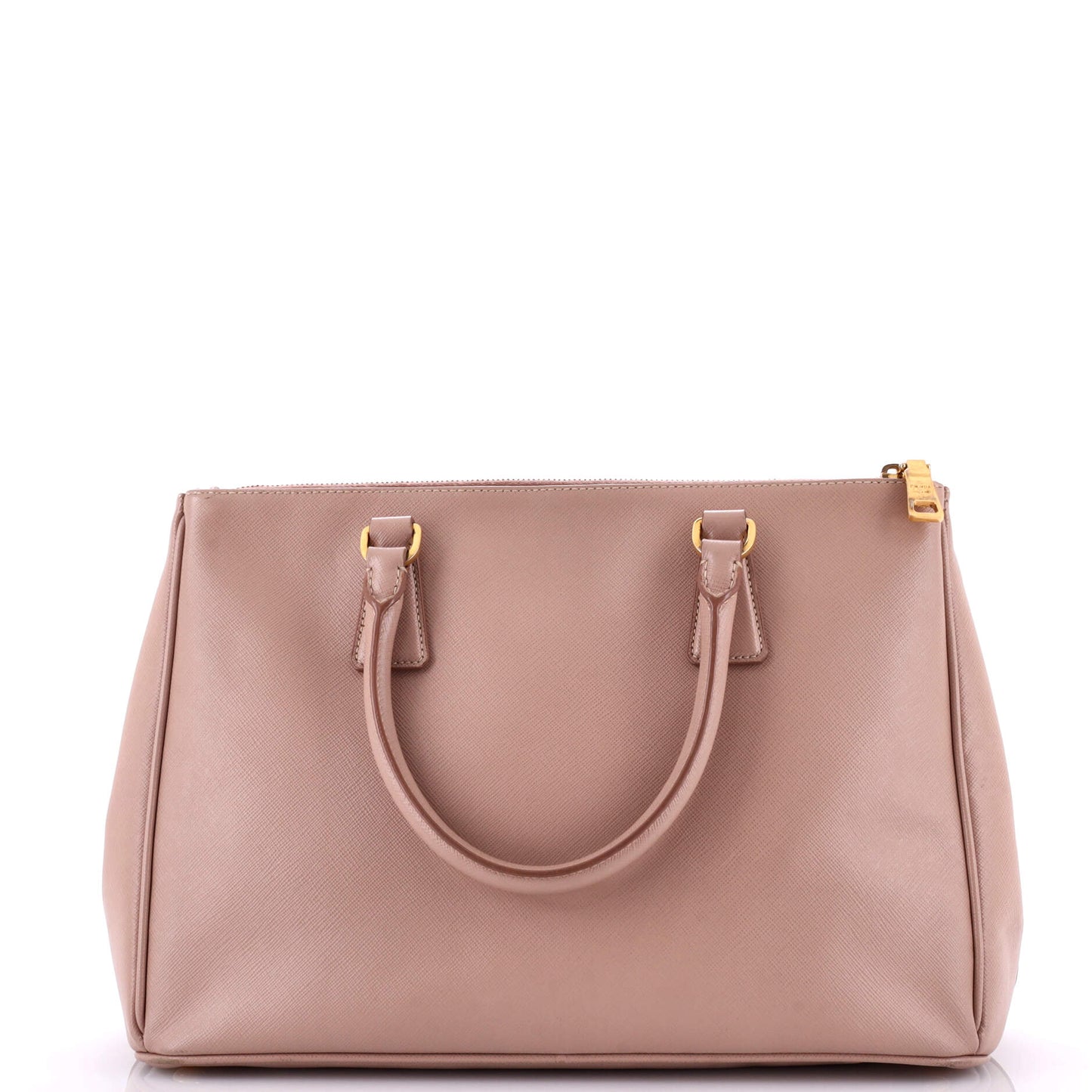 Prada Double Zip Lux Tote Saffiano Leather Medium