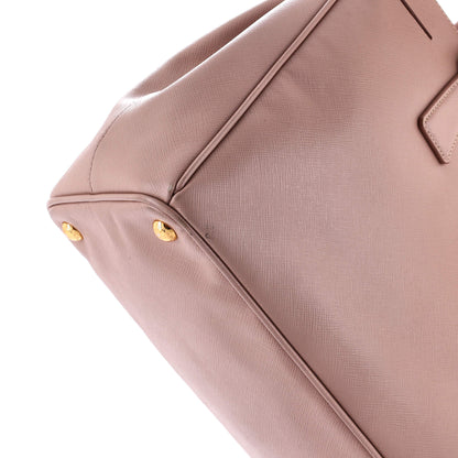 Prada Double Zip Lux Tote Saffiano Leather Medium