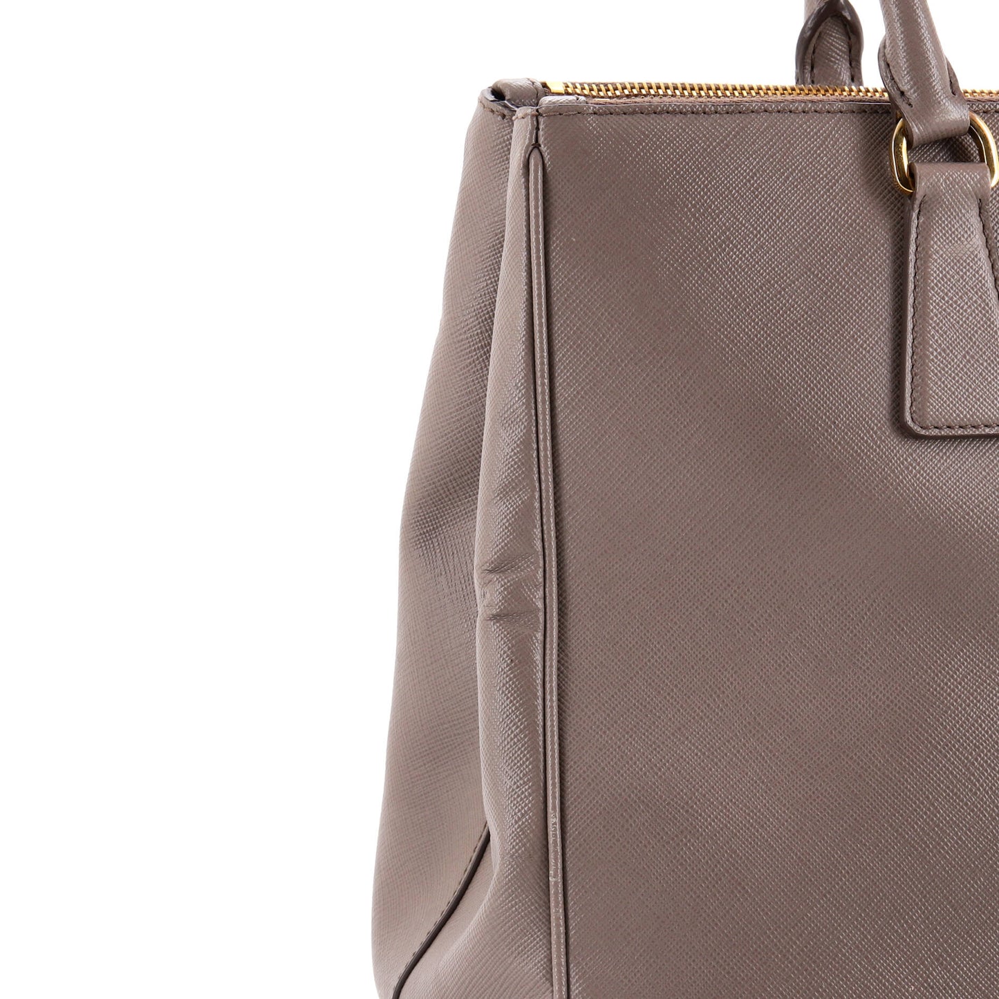 Prada Double Zip Lux Tote Saffiano Leather Large