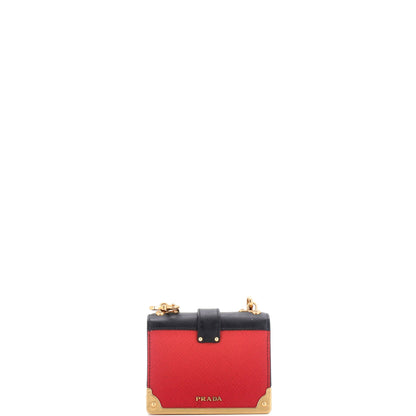 Prada Cahier Crossbody Bag Embellished Leather Micro