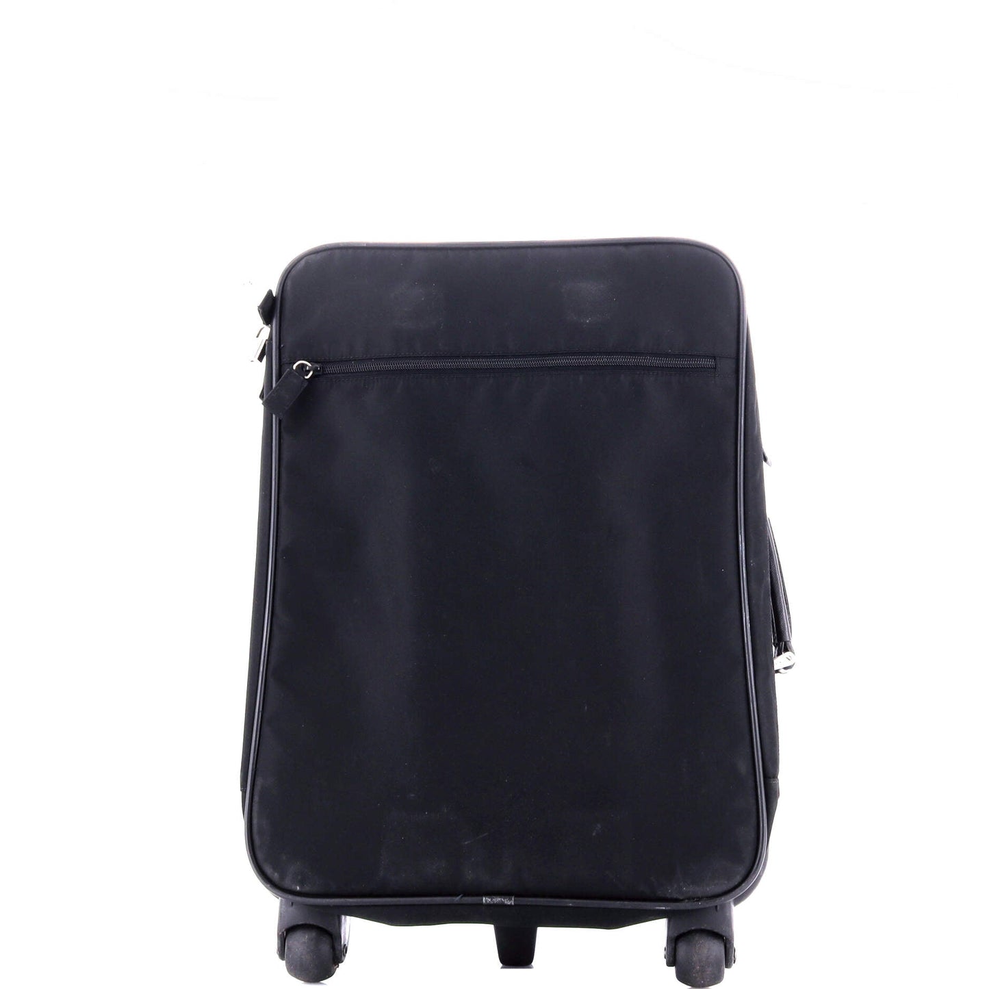 Prada Trolley Rolling Luggage Tessuto and Saffiano Leather Mini