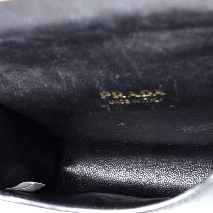 Prada Cahier Crossbody Bag Embellished Leather Micro