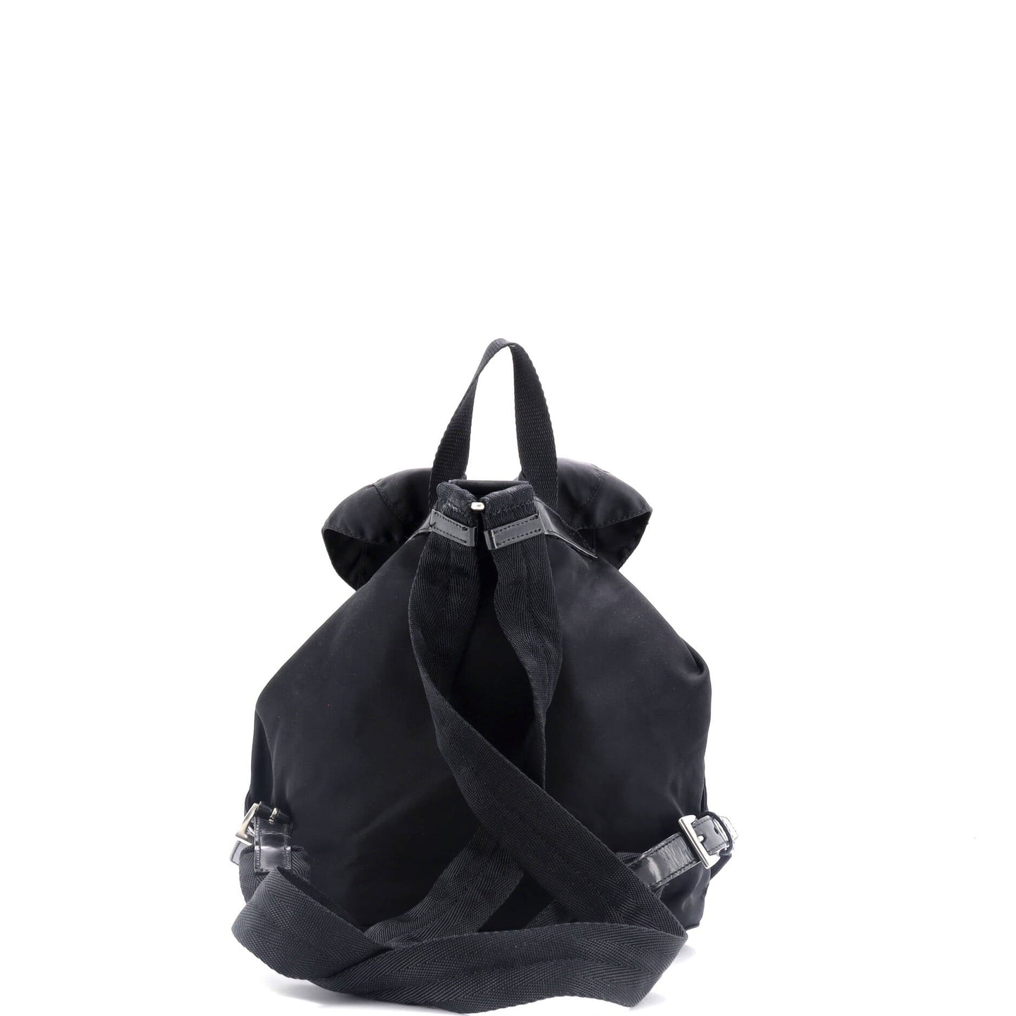 Prada Vela Double Front Pocket Backpack Tessuto with Saffiano Leather Small