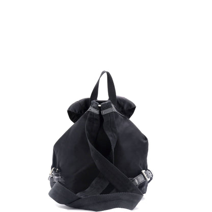 Prada Vela Double Front Pocket Backpack Tessuto with Saffiano Leather Small