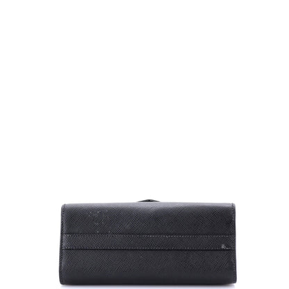 Prada Monochrome Shoulder Bag Saffiano Leather Medium