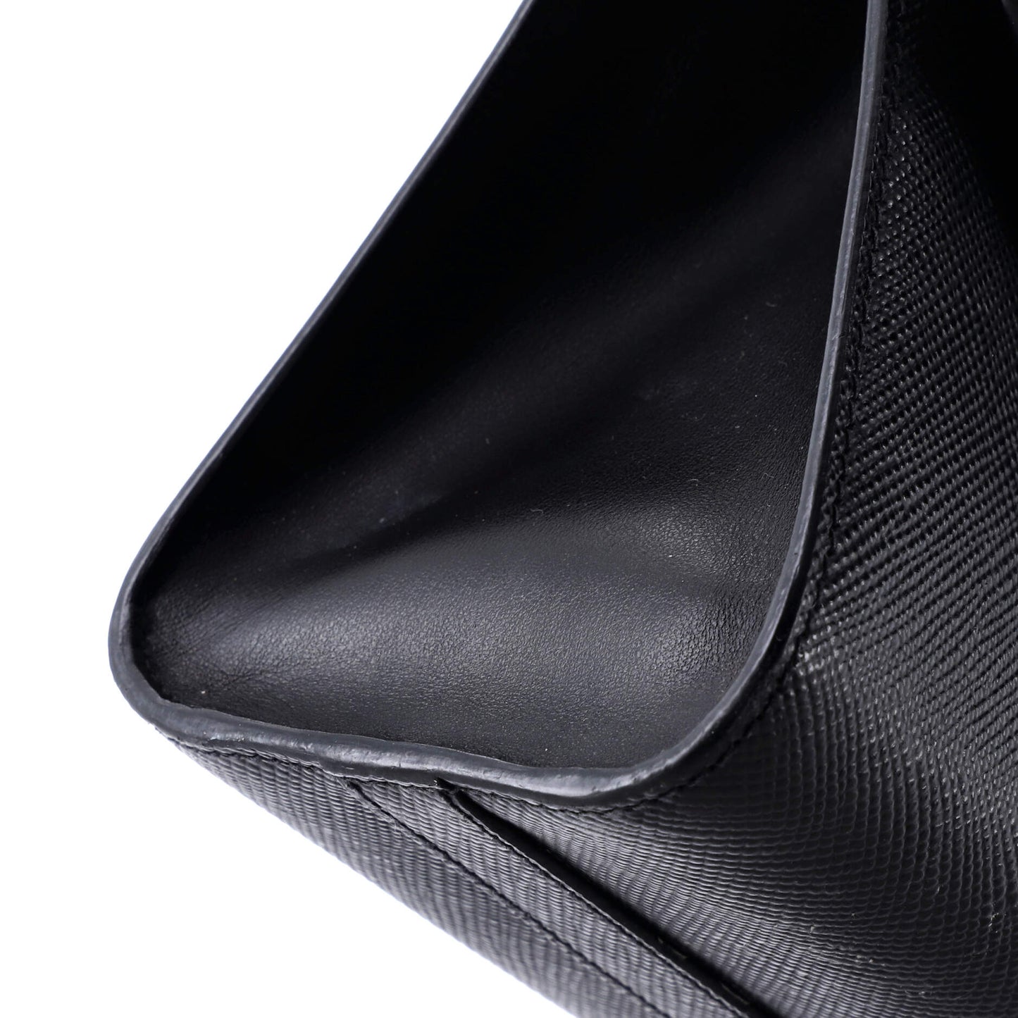 Prada Monochrome Shoulder Bag Saffiano Leather Medium
