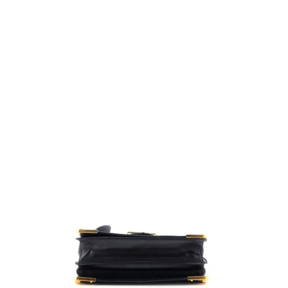 Prada Cahier Crossbody Bag Leather and Saffiano Leather Large