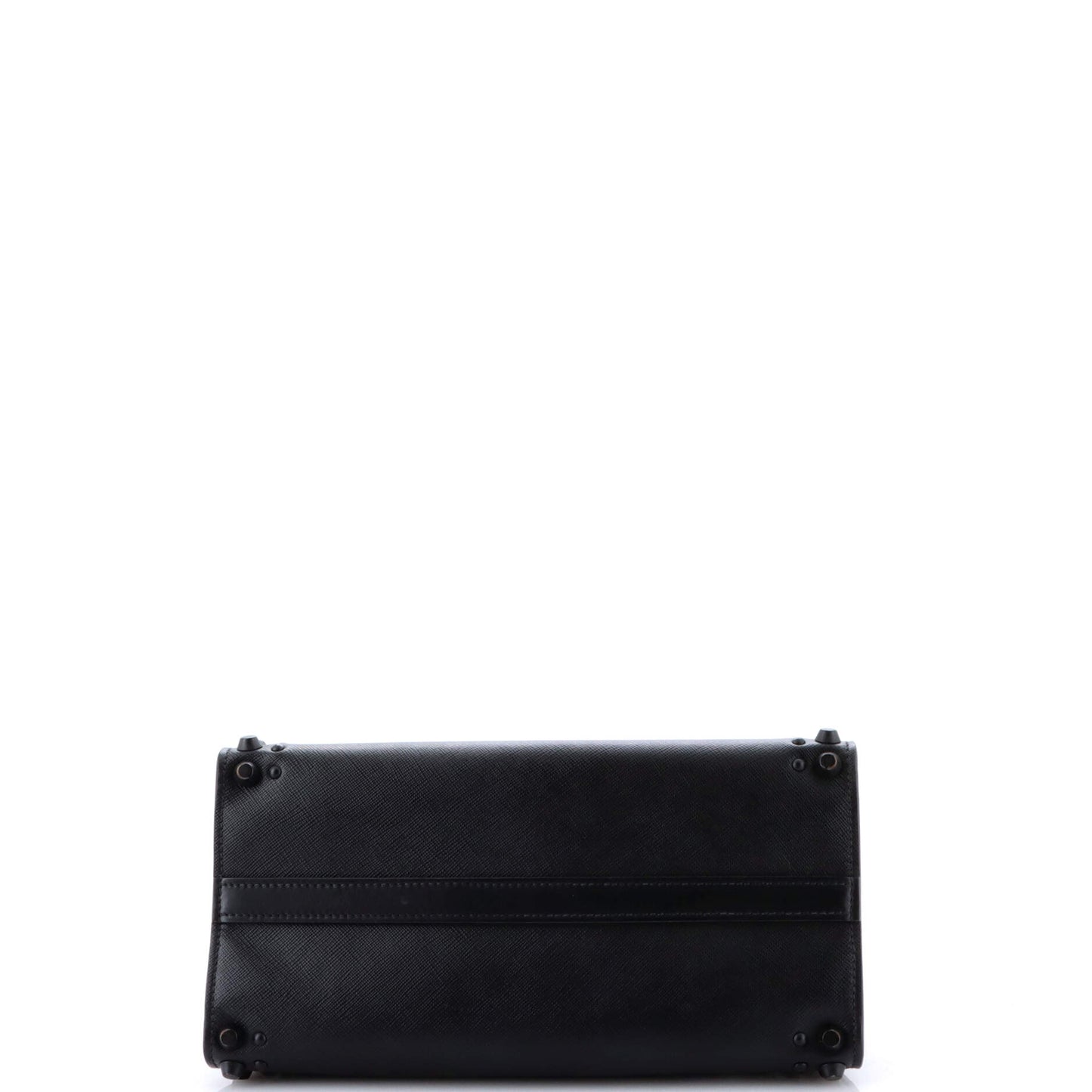 Prada Paradigme Tote Studded Saffiano with City Calf Small
