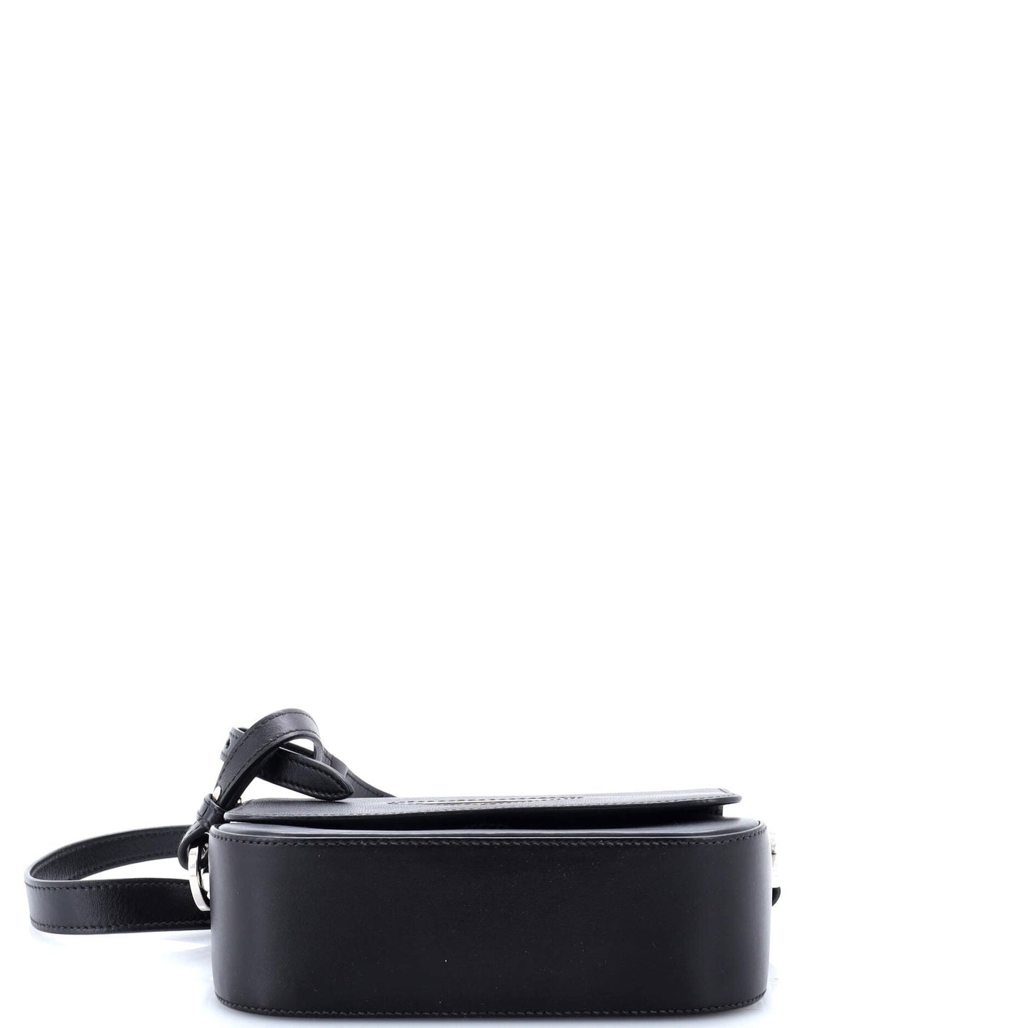 Prada Identity Flap Shoulder Bag Saffiano with City Calf Small