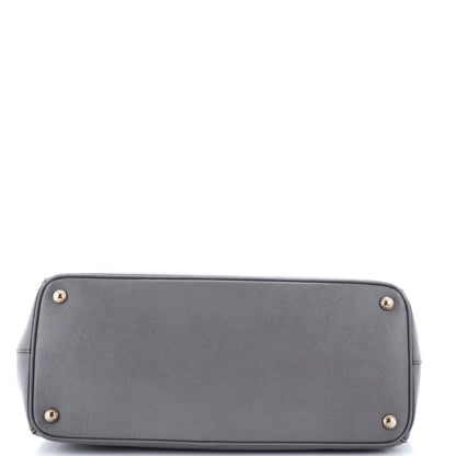 Prada Double Zip Lux Tote Saffiano Leather Medium