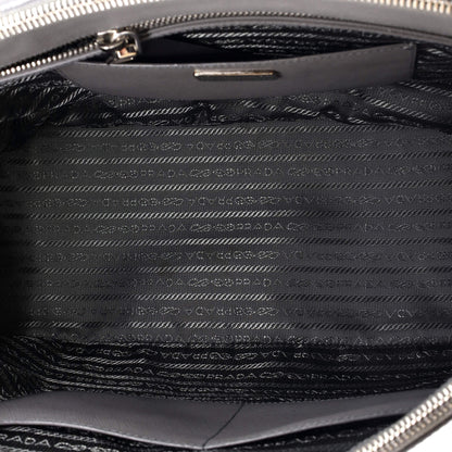 Prada Double Zip Lux Tote Saffiano Leather Medium