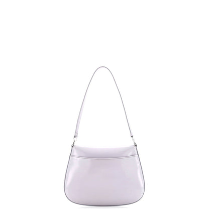Prada Cleo Flap Shoulder Bag Spazzolato Leather Small