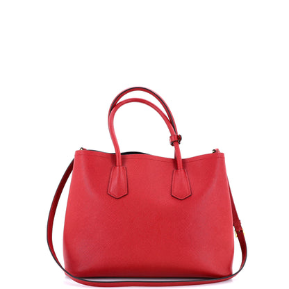 Prada Cuir Double Tote Saffiano Leather Large