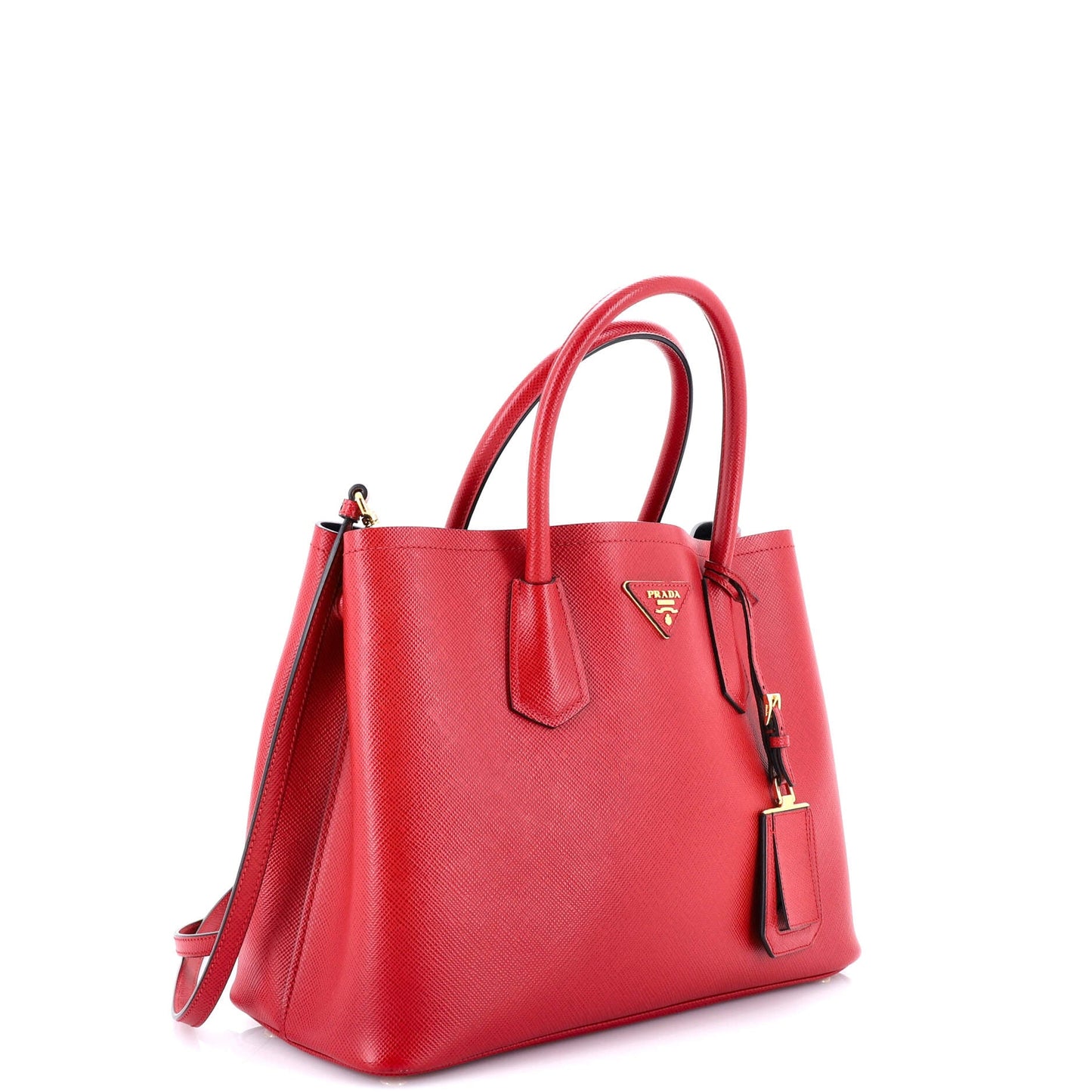 Prada Cuir Double Tote Saffiano Leather Medium