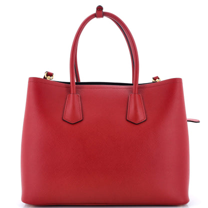Prada Cuir Double Tote Saffiano Leather Medium