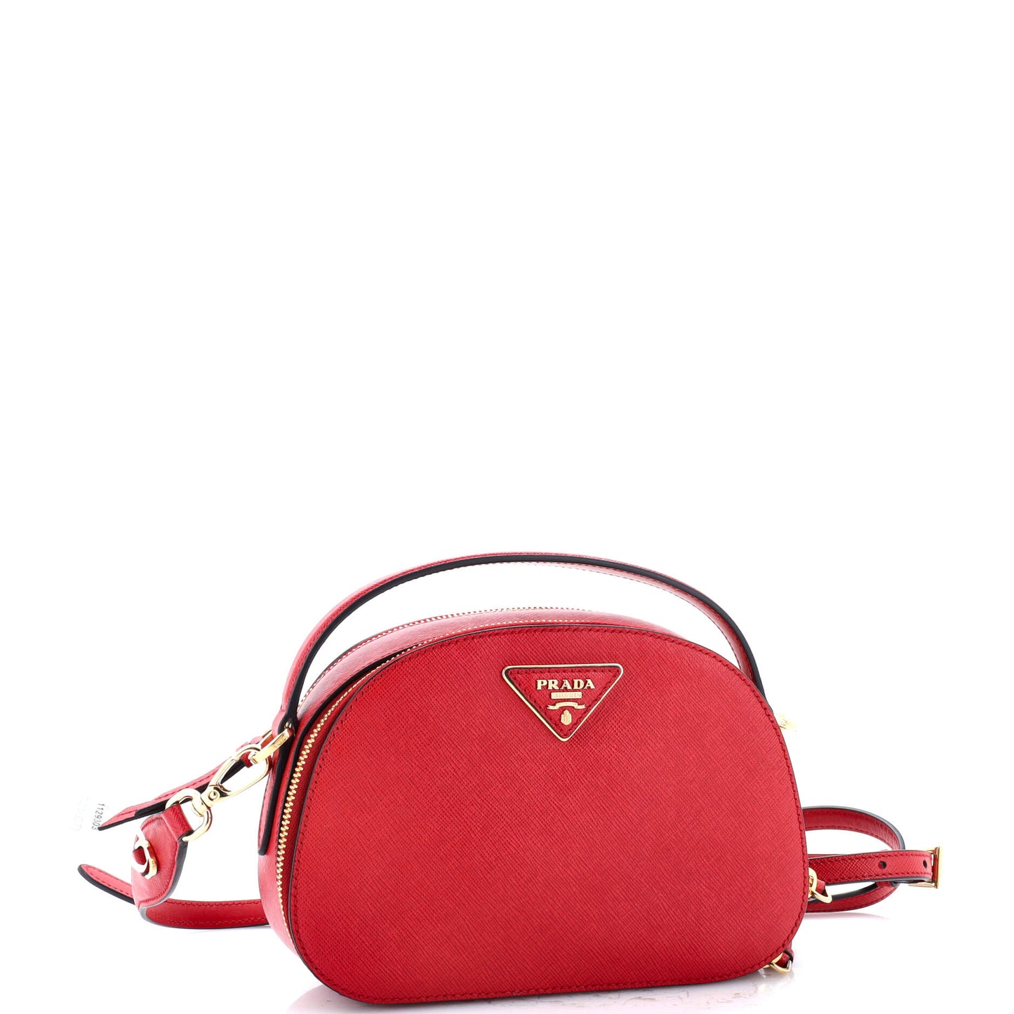 Prada Odette Top Handle Bag Saffiano Leather Small