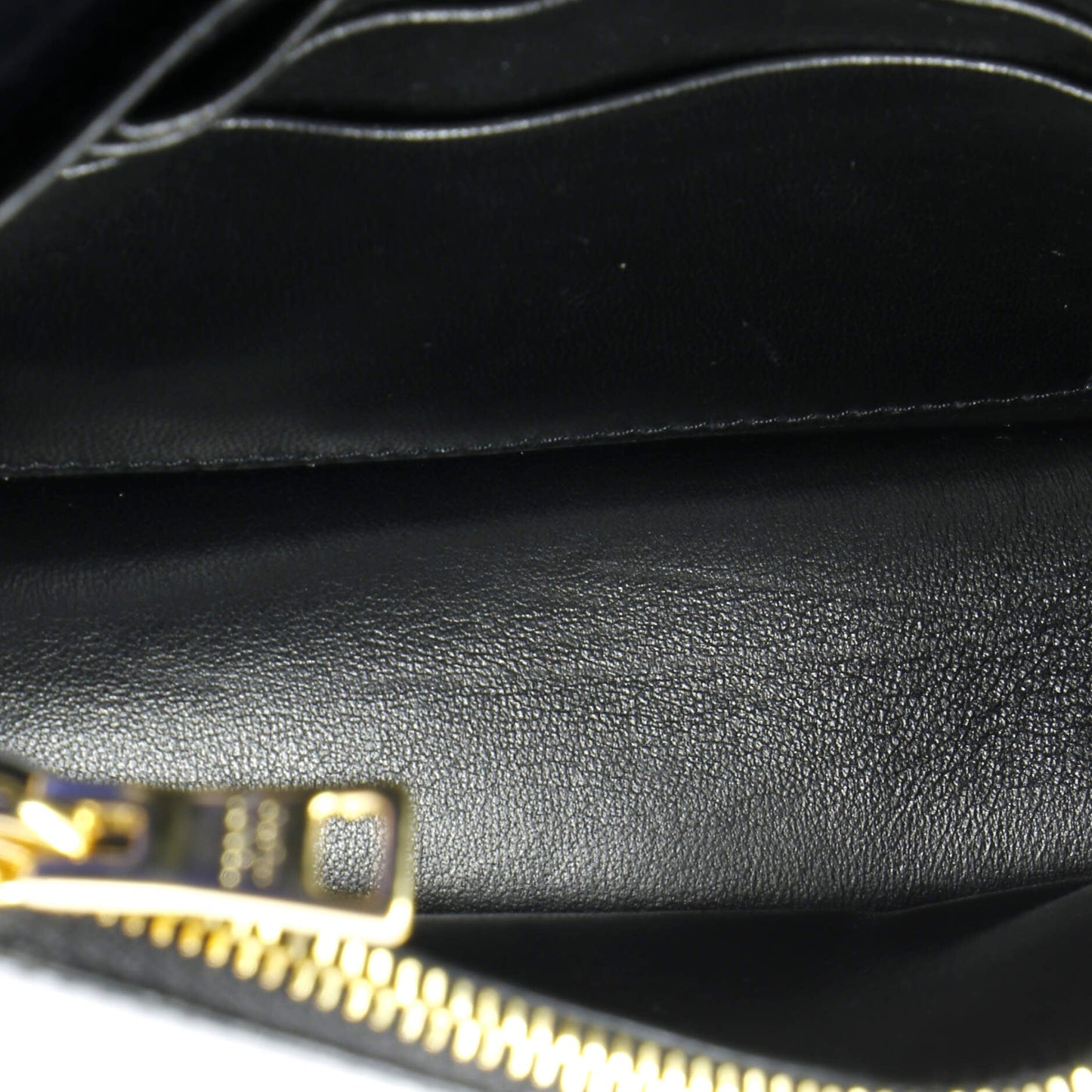 Prada Triangle Logo Envelope Chain Crossbody Bag Leather