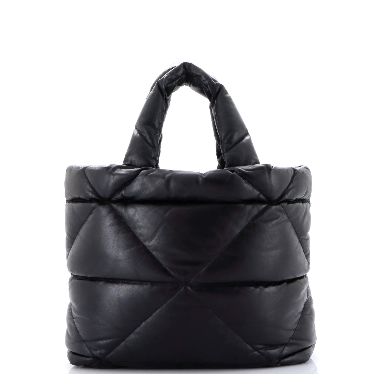Prada Padded Tote Bag Quilted Nappa Leather Large