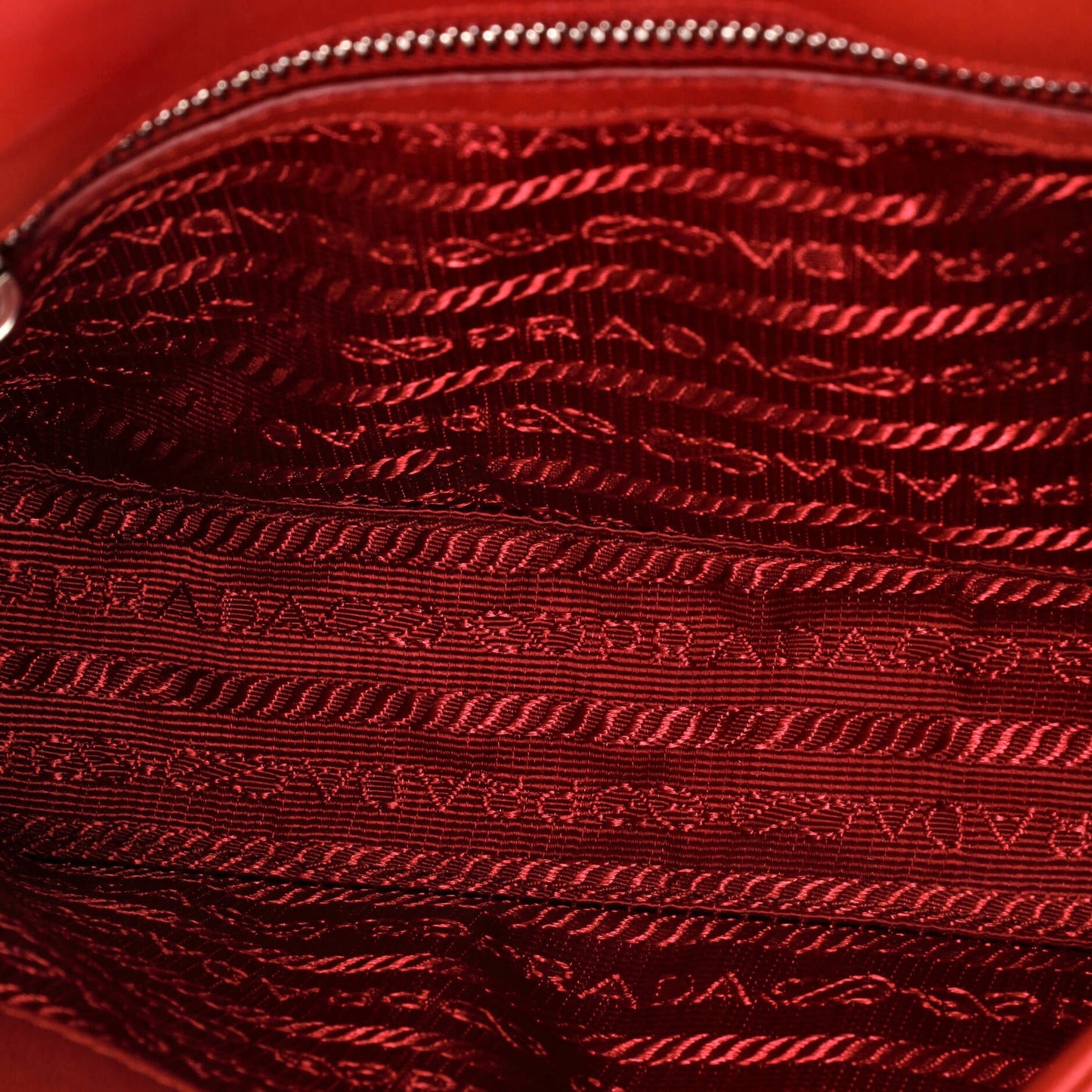 Prada Chain Flap Shoulder Bag Nappa Gaufre Small