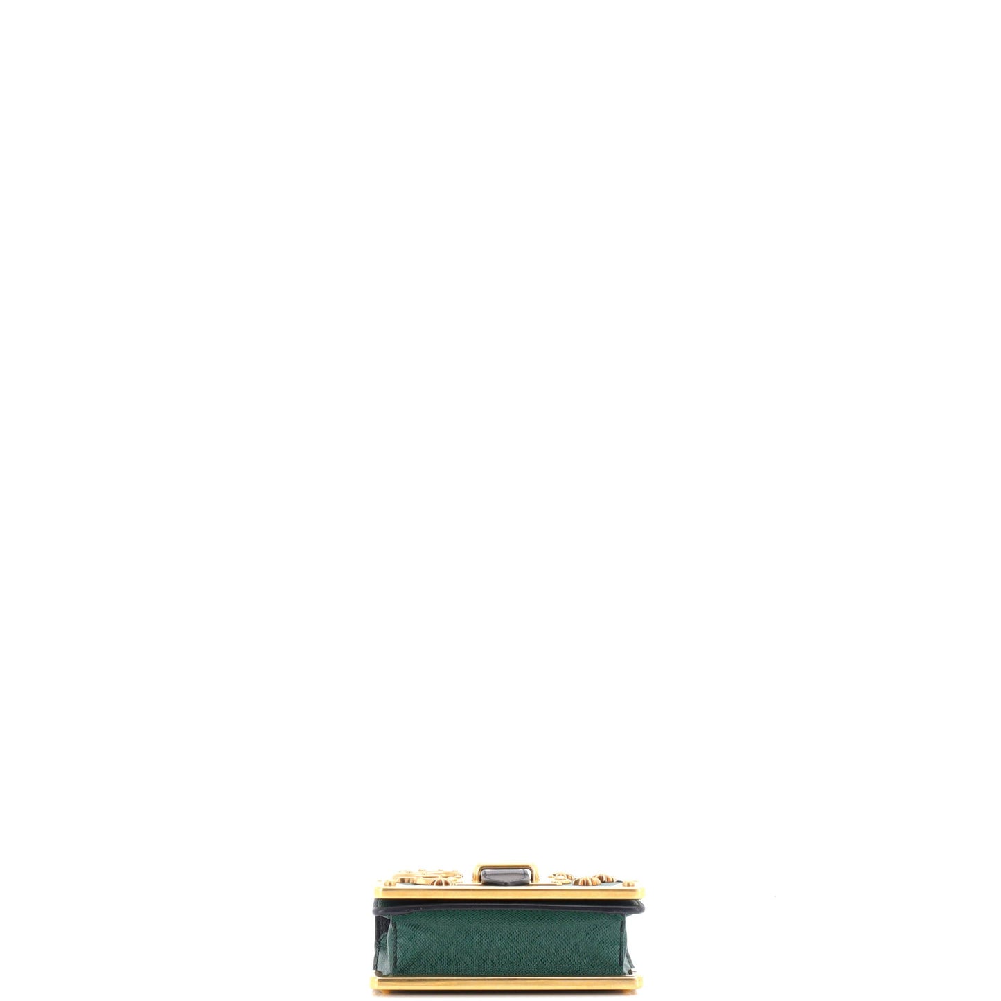 Prada Cahier Crossbody Bag Embellished Leather Micro