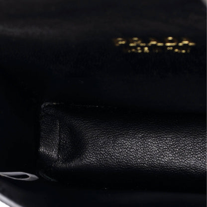 Prada Cahier Crossbody Bag Embellished Leather Micro