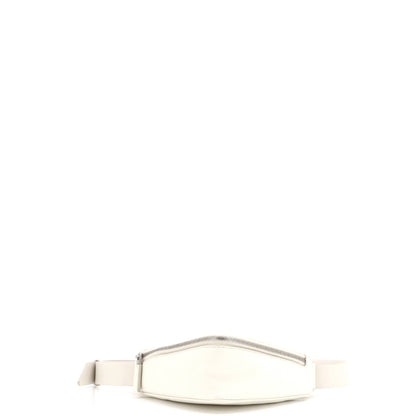 Prada Triangle Logo Zip Around Shoulder Bag Saffiano Leather