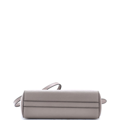 Prada Convertible Tote Saffiano with Soft Calf Small