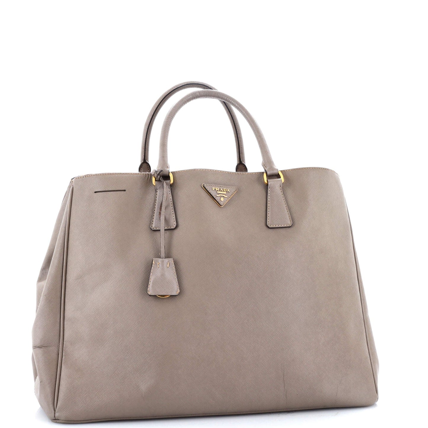 Prada Double Zip Lux Tote Saffiano Leather XL