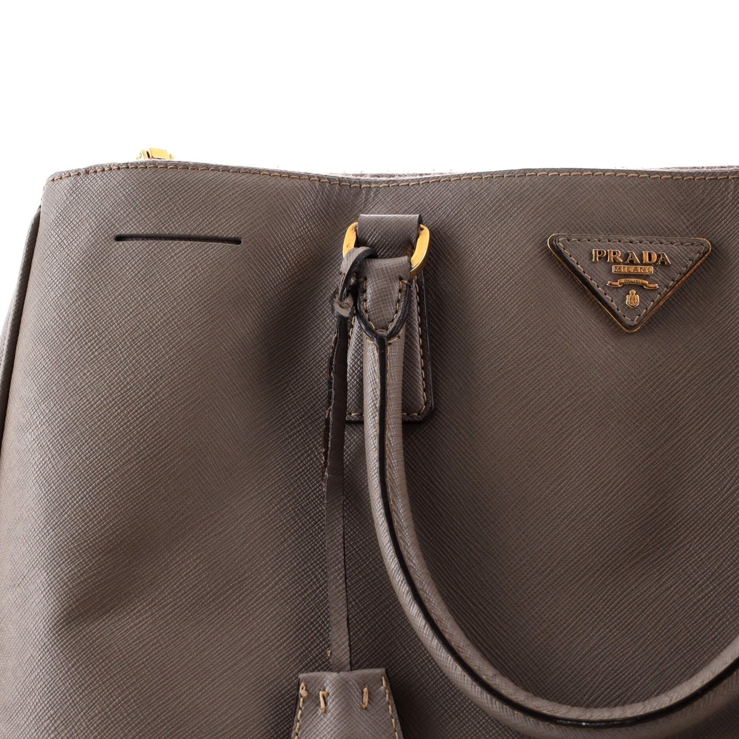 Prada Double Zip Lux Tote Saffiano Leather XL