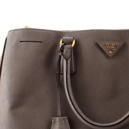 Prada Double Zip Lux Tote Saffiano Leather XL