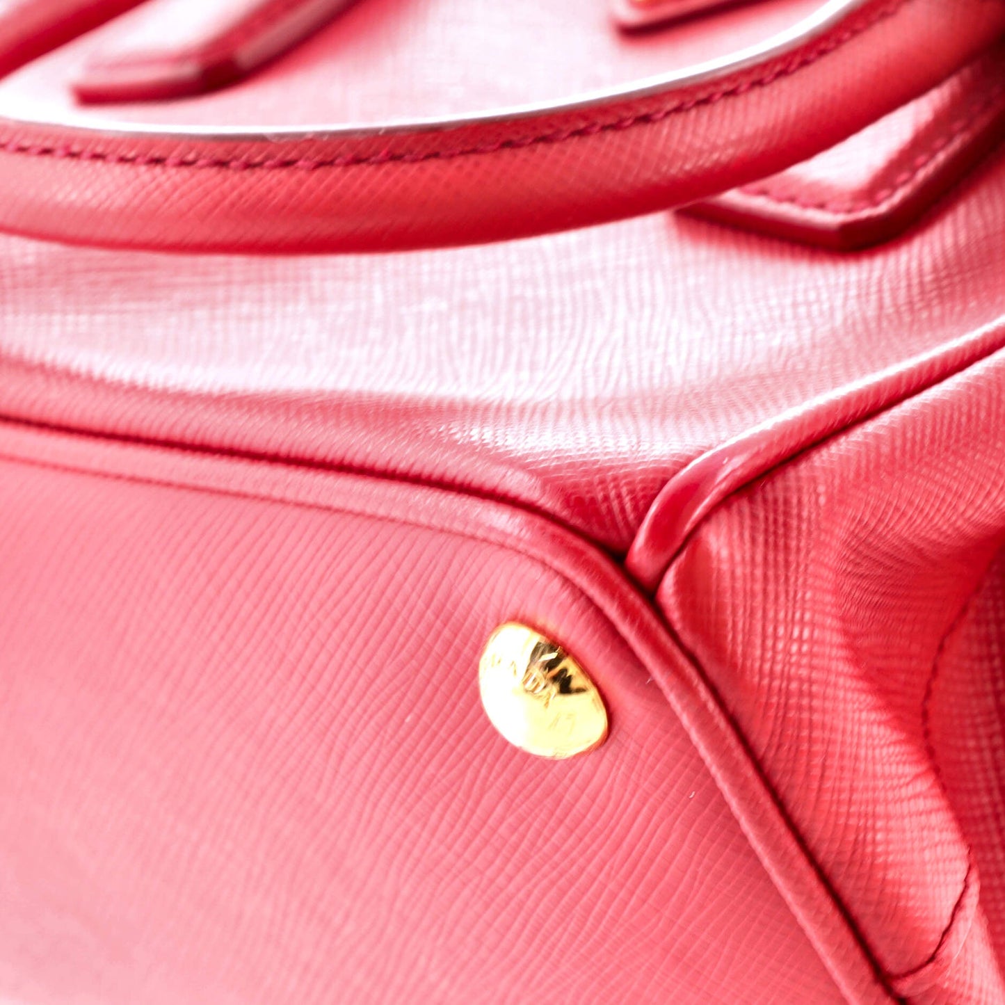 Prada Galleria Double Zip Tote Saffiano Leather Mini