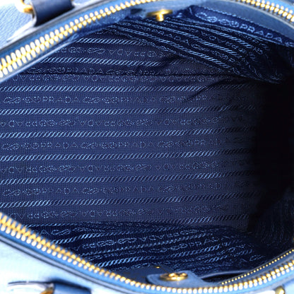 Prada Double Zip Convertible Tote Vitello Daino Large