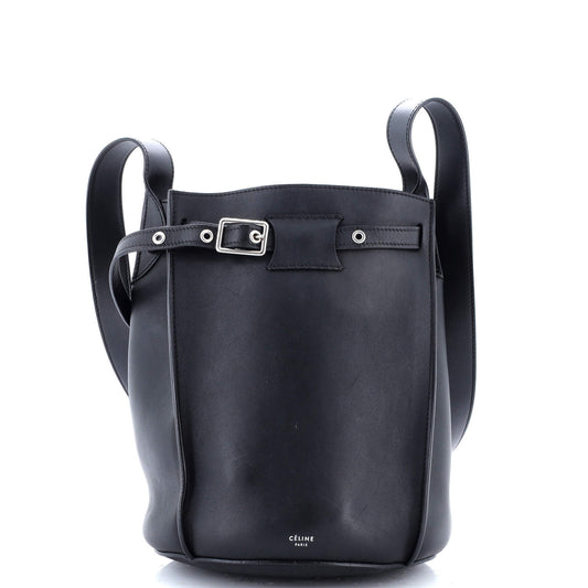 Celine Long Strap Big Bag Bucket Leather None