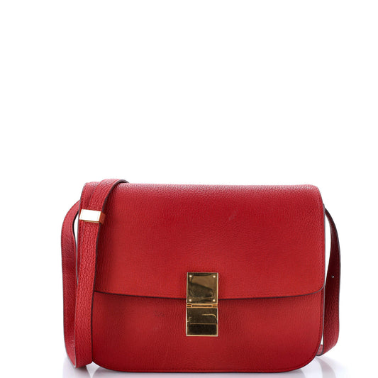 Celine Classic Box Bag Grainy Leather Medium