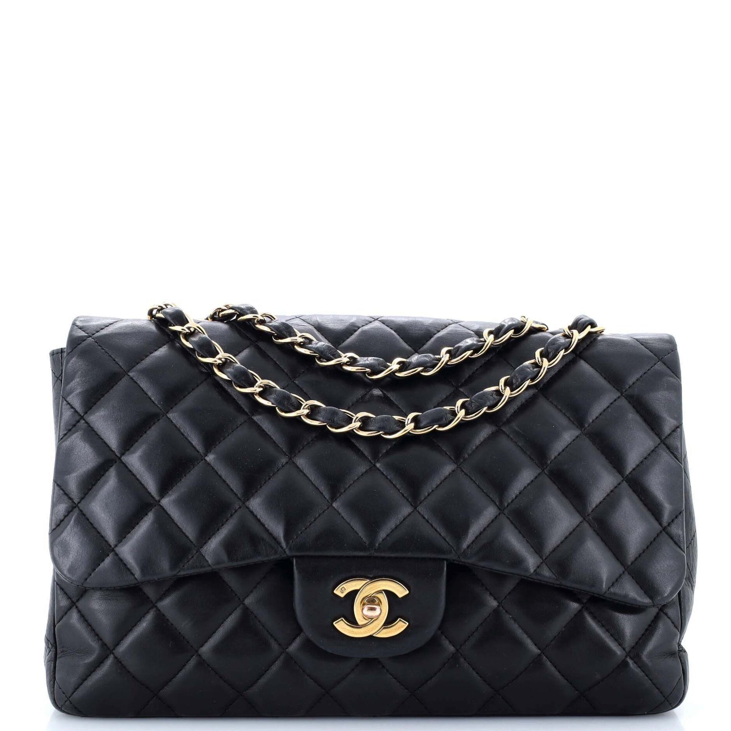 CHANELシングルフラップ ジャンボ