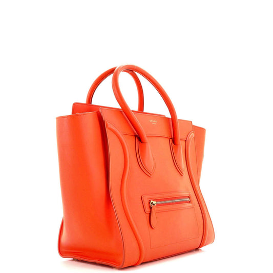 Celine Luggage Bag Smooth Leather Mini