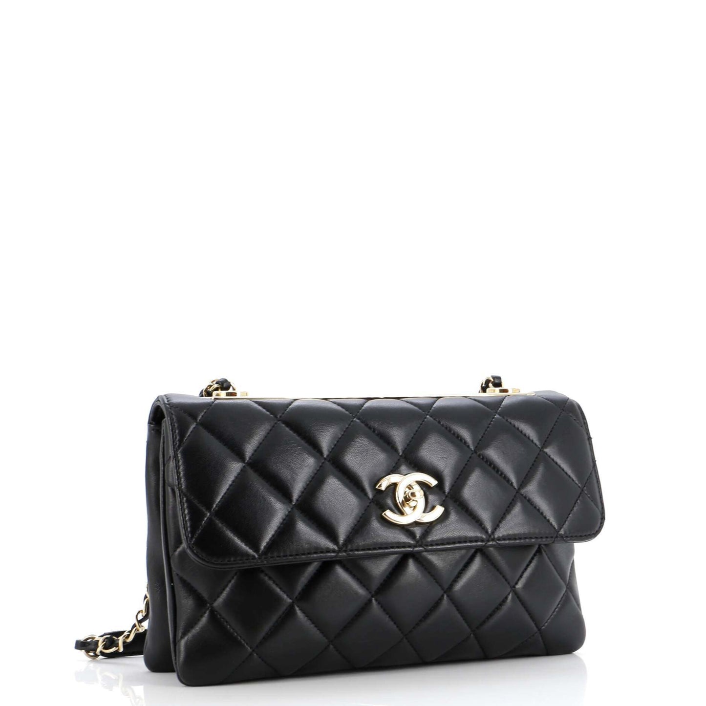 【未使用同様】CHANEL CCトレンディ ラムスキン