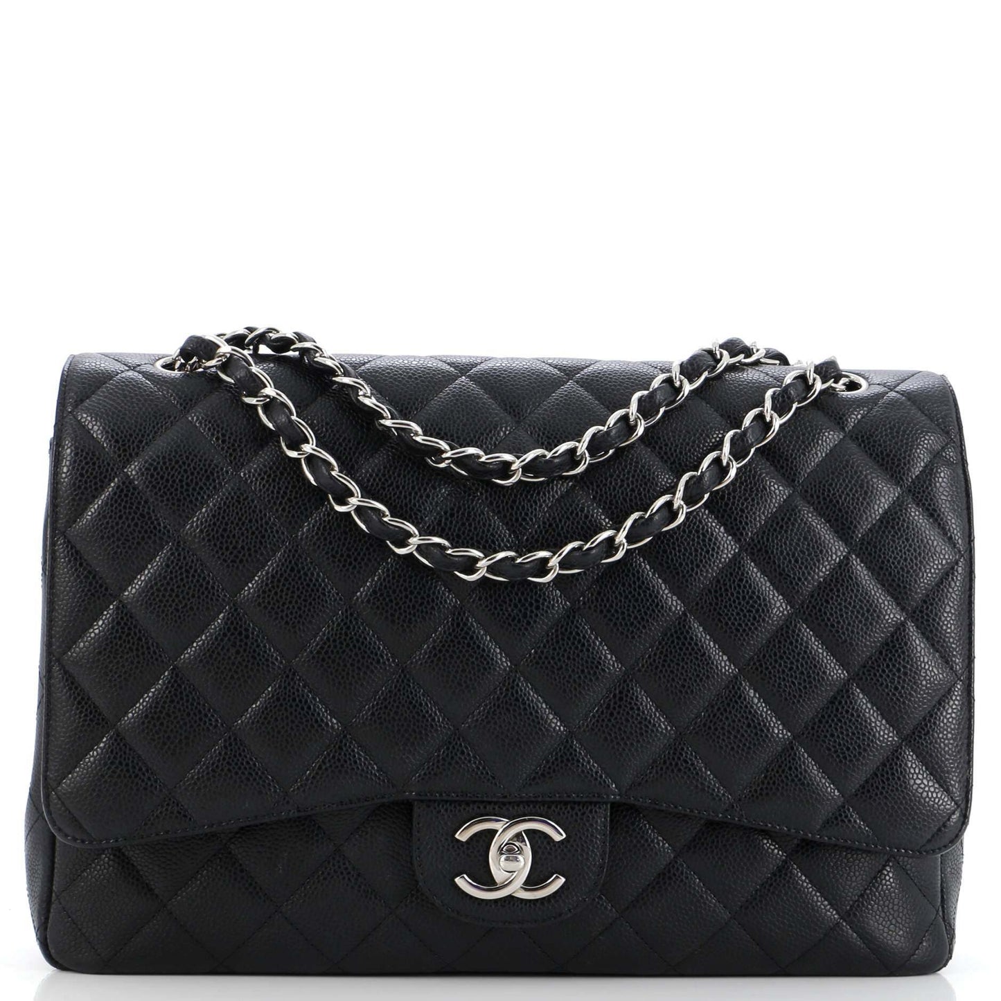 CHANELキャビアスキン ショルダーバッグ