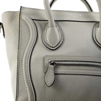 Celine Luggage Bag Grainy Leather Nano