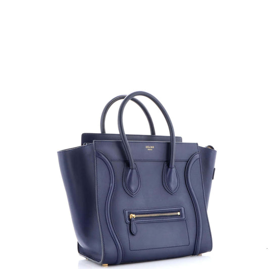 Celine Luggage Bag Grainy Leather Mini